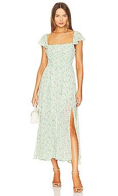 ASTR the Label Luisa Dress in Green Multi Floral from Revolve.com | Revolve Clothing (Global)