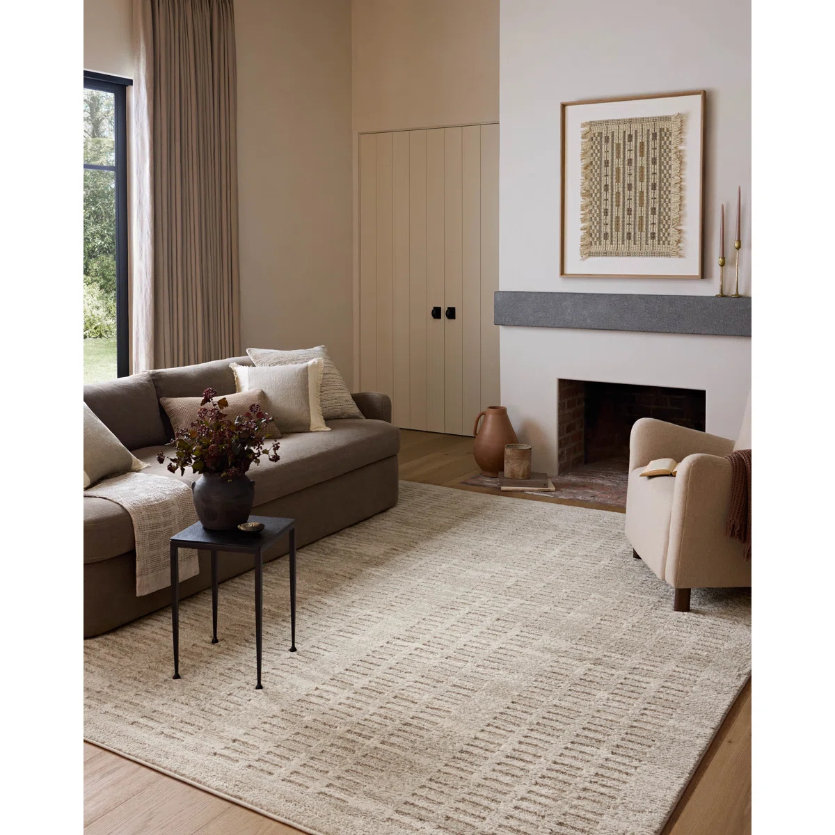 Amber Lewis x Loloi Monty  Ivory / Beige Area Rug | Wayfair North America
