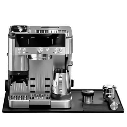 Silicone Coffee Mat with Convex Edge, 24''x16'' Coffee Bar Accessories for Ninja Luxe Cafe Accessories | Amazon (US)