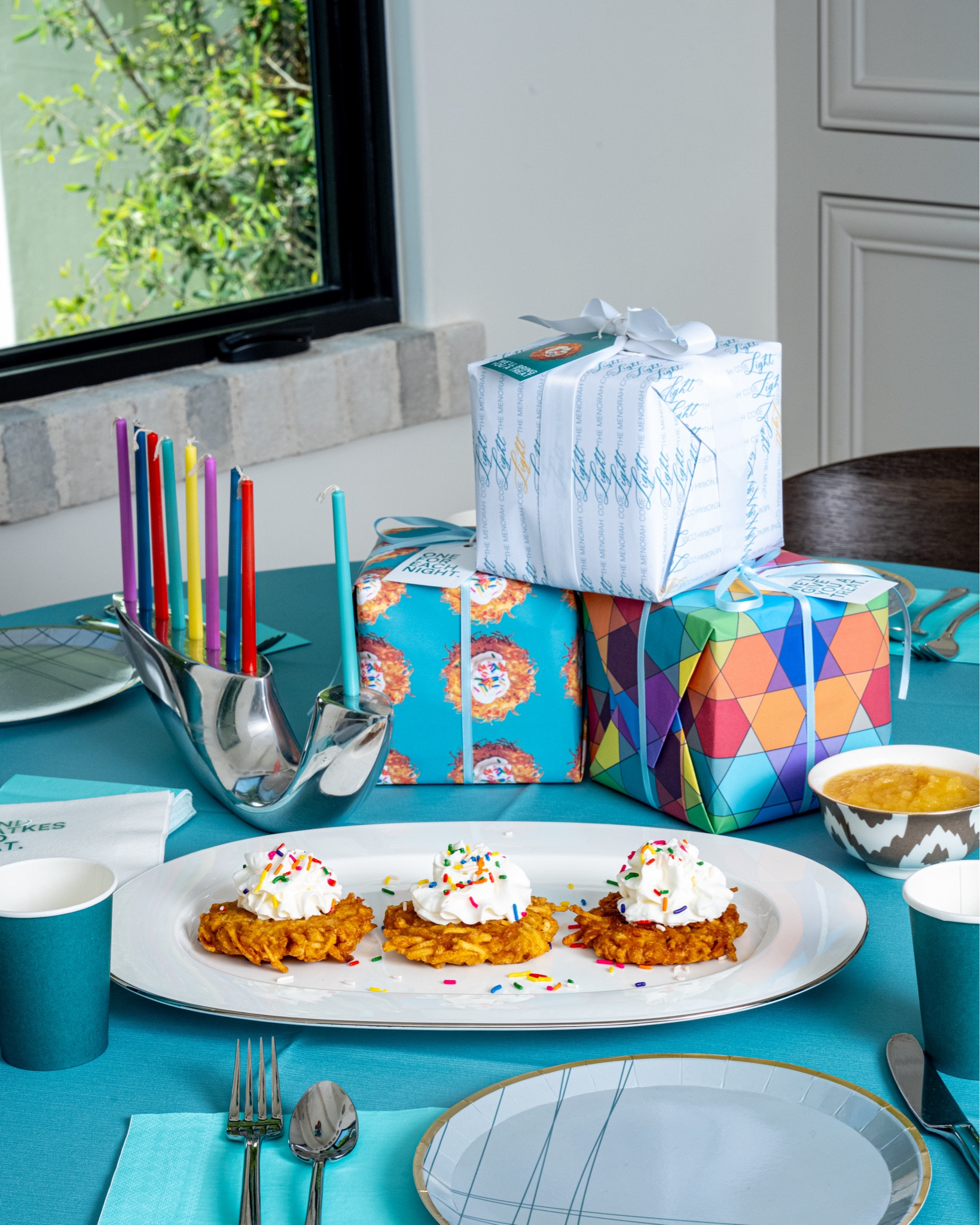 Reimagine Hanukkah with our “Let’s Have a Party” line 🩵

#LTKHoliday #LTKGiftGuide #LTKParties