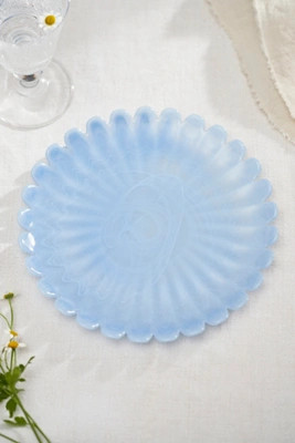 Glass Scallop Plate, Small | Terrain