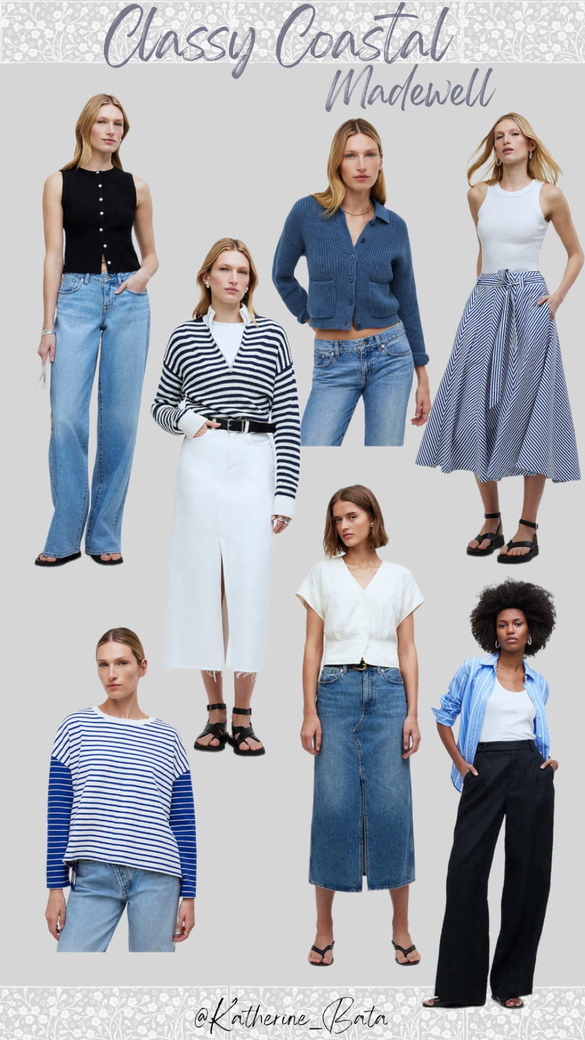 Madewell jeans, jean shirt, linen, beach stripes, blues tops and beach attire

#LTKSeasonal #LTKSpringSale #LTKstyletip