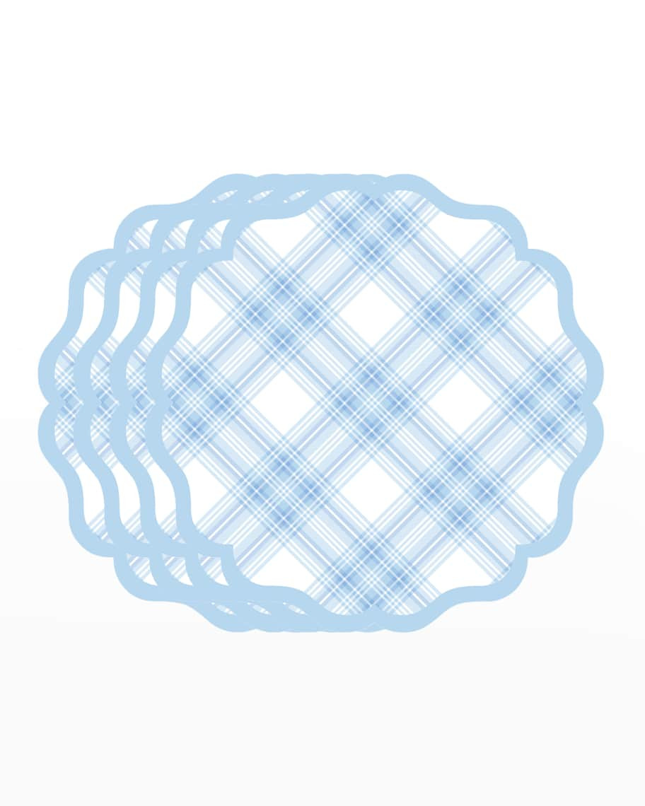 Tartan Chambray Placemats, Set of 4 | Horchow