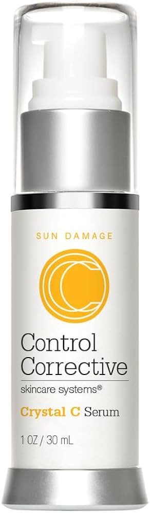 CONTROL CORRECTIVE Crystal C Serum, 1 Oz - Brightens, Hydrates & Fights Daily Photodamage, Hyalur... | Amazon (US)