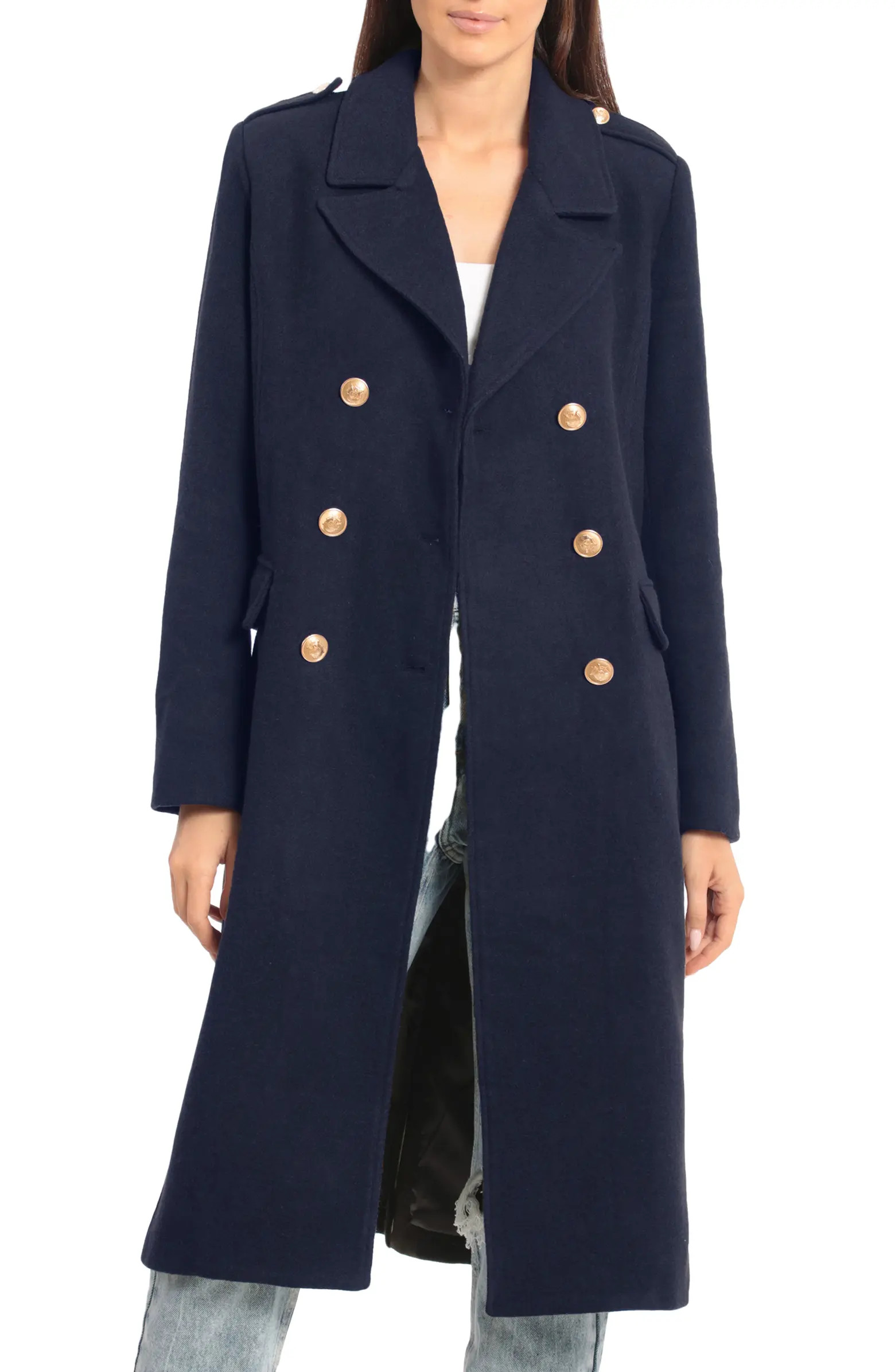 Avec Les Filles Double Breasted Coat | Nordstrom | Nordstrom
