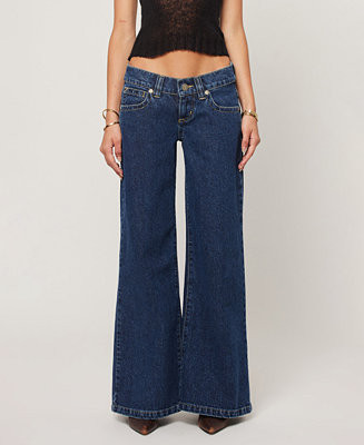 Women's 00 Tara Low-Rise Wide-Leg Jeans | Macy's