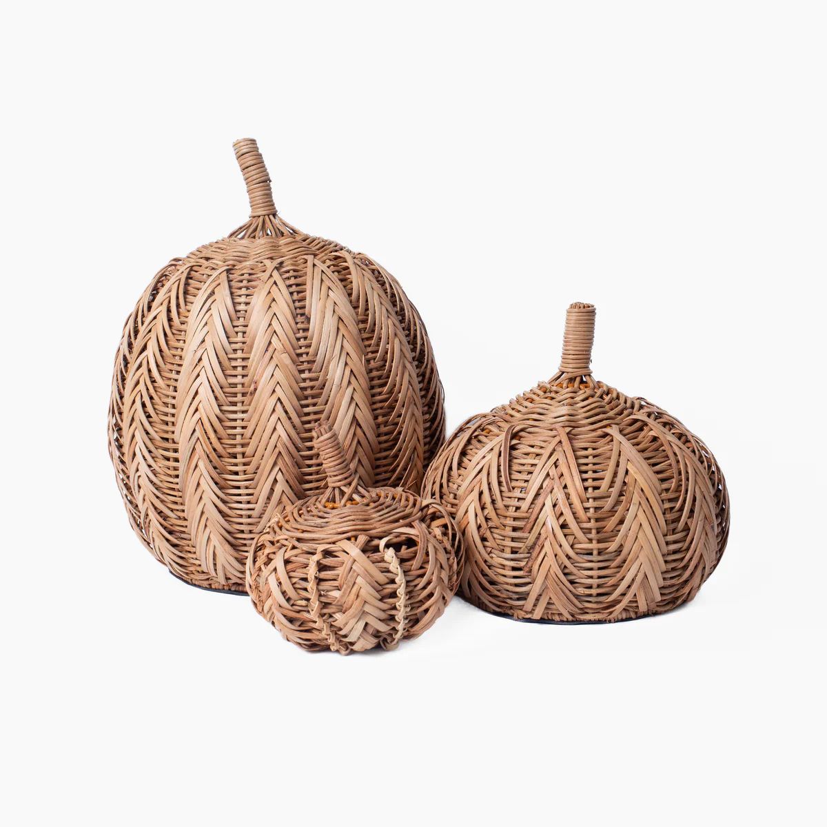 Woven Pumpkin | Stoffer Home