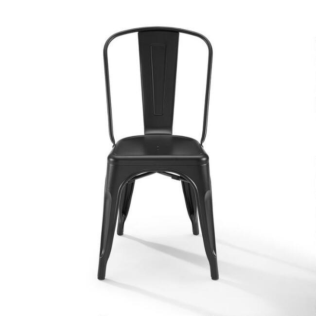 Matte Black Metal Josiah Dining Chairs Set Of 2 | World Market