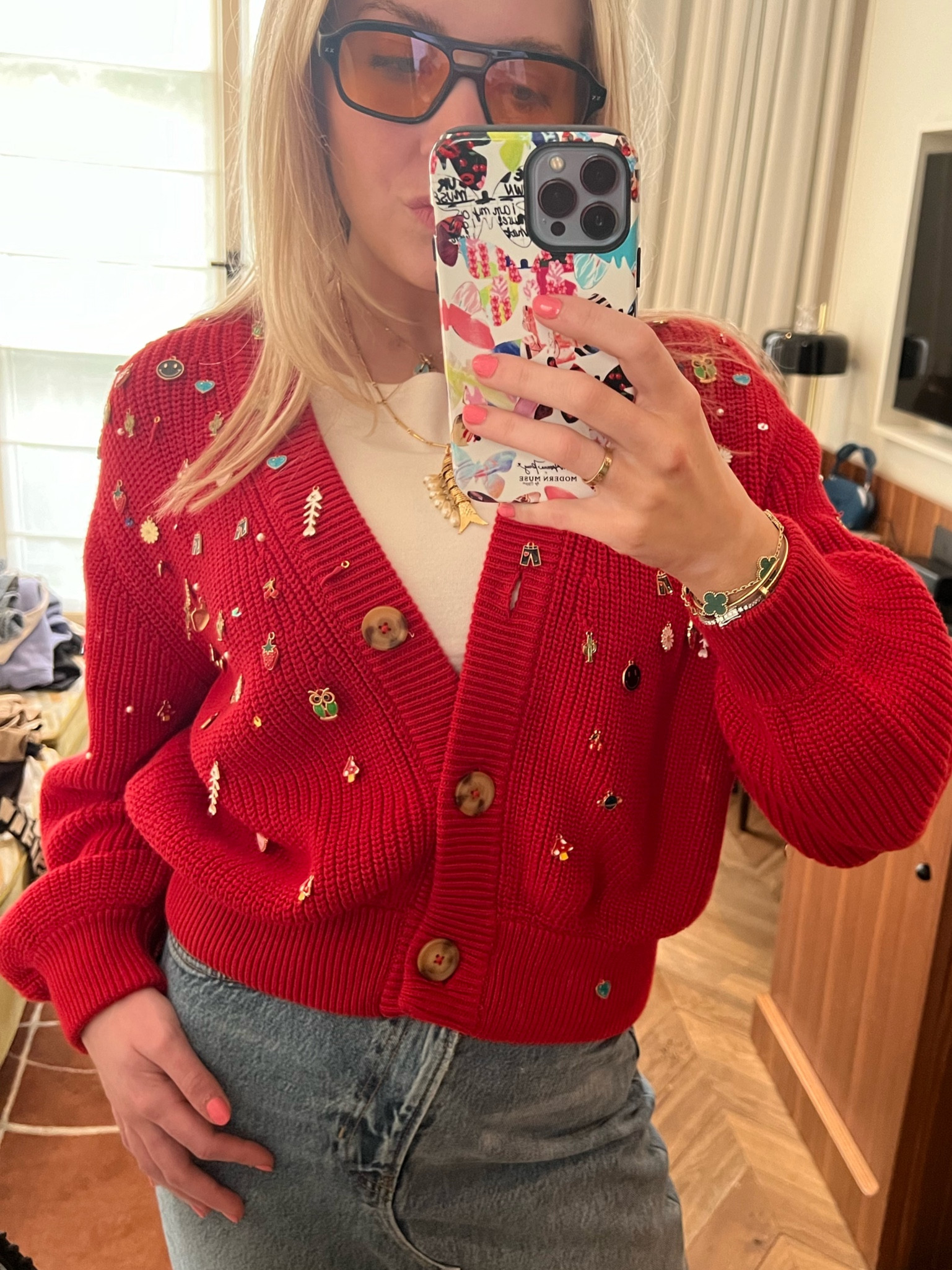 Charms are for cardigans 