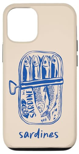Retro European Summer Sardines Fish Vintage Case for iPhone 12/12 Pro | Amazon (US)