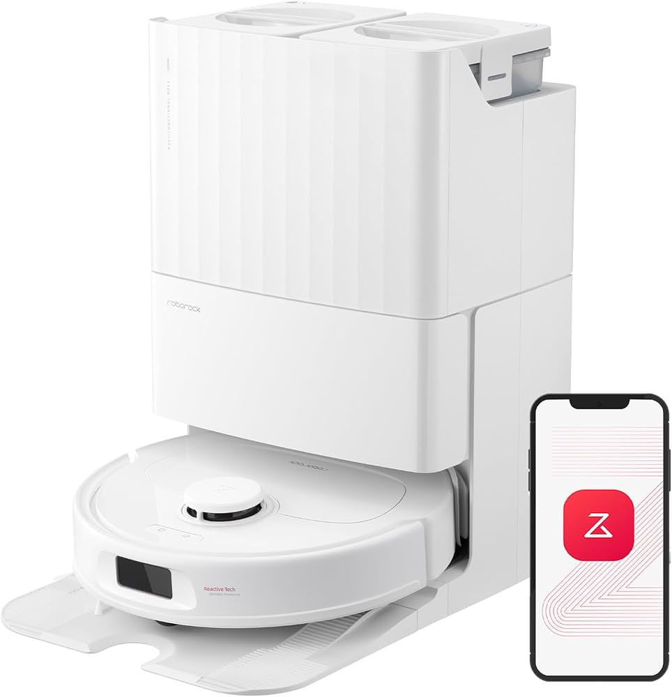 roborock Qrevo S Robot Vacuum and Mop, Self-Drying, Auto Mop Washing, 7000Pa Suction, Self-Emptyi... | Amazon (US)