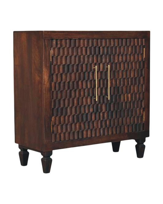 33x14x34 Solid Wood Carved 2 Door Cabinet | Home | TJ Maxx | TJ Maxx
