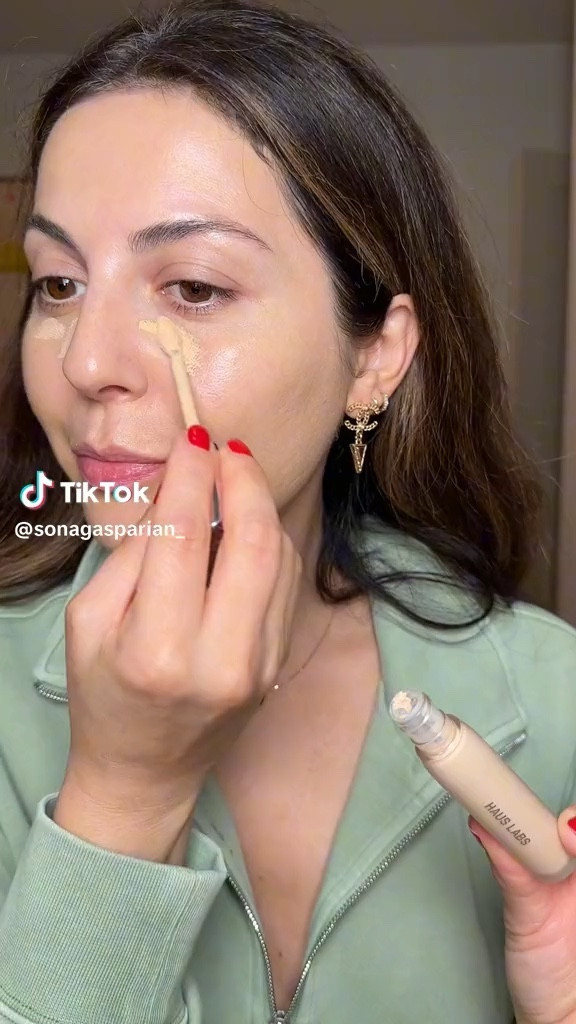 Makeup routine! Trying the Haus Labs concealer for the first time. 🤍

#LTKfindsunder100 #LTKSeasonal #LTKbeauty