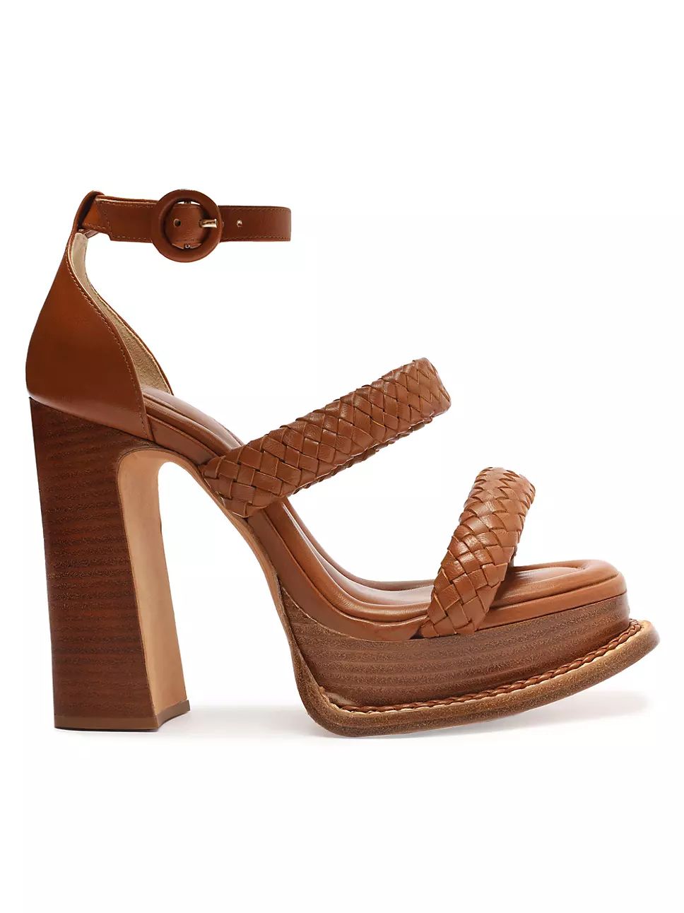Alessia 120MM Leather Platform Sandals | Saks Fifth Avenue