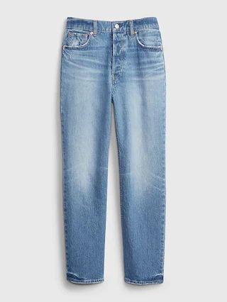 High Rise Cheeky Straight Jeans with Washwell | Gap (CA)