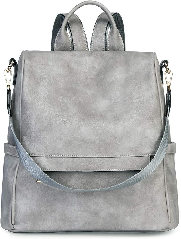 CLUCI Women Backpack Purse Fashion Leather Large Designer Travel Ladies College Shoulder Bags | Amazon (US)