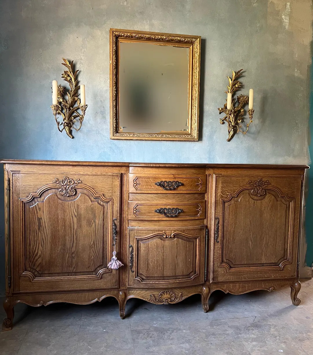 Gorgeous French Oak Louis XV Buffet - Etsy | Etsy (US)