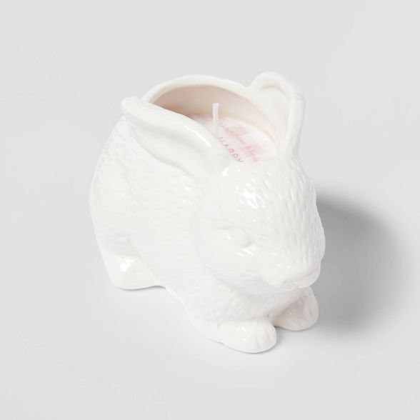 6oz Easter Bunny Candle Figural White - Threshold&#8482; | Target