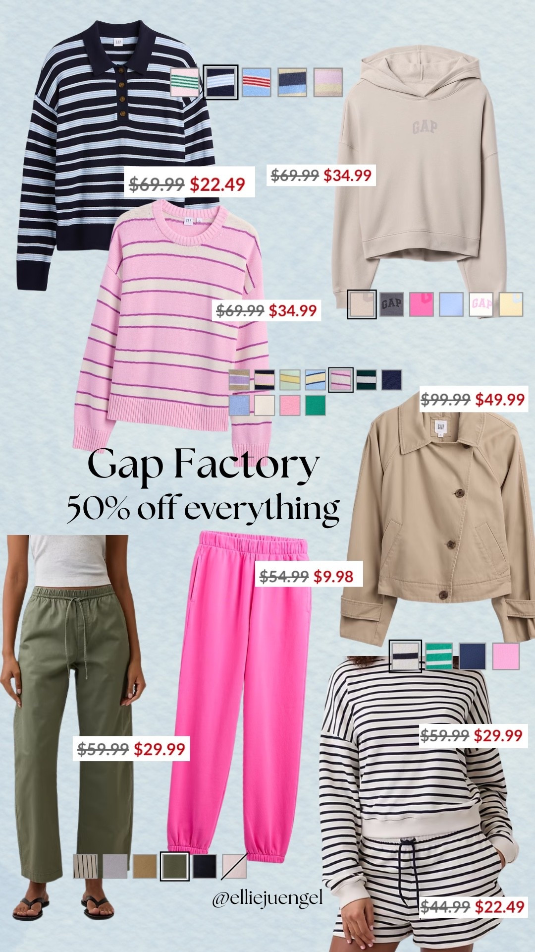 50% off everything at Gap Factory + extra 50% off clearance! 

#LTKSaleAlert