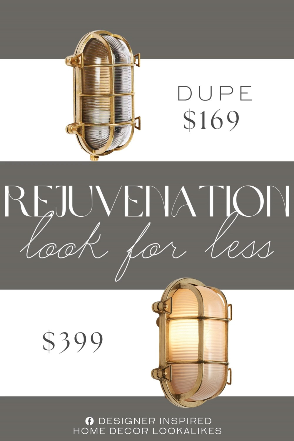 Inspired by Rejuvenation Oval-Caged Bulkhead Sconce. Oval Bulkhead Wall Light. Nautical Cage Wall Sconce. Industrial Bulkhead Lamp. Metal Grid Wall Light. Antique Brass Lighting. Brass Wall Sconce. Metal Cage Light. 

Home more affordable option find copy cat similar look for less budget friendly affordable cheap cheaper beautiful pretty. Clearance sale coupon code discount code promo code luxury lookalike look a like Inspo inspiration inspired by idea ideas Love like these? I share multiple every day in my FB group.
#rejuvenationinspired #wallsconce #bulkheadlight #walllighting #lightinginspo #homelighting #modernhome #homefinds 

 #LTKHome