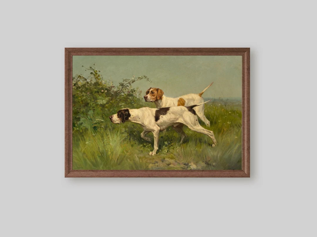 Dog Wall Art Print Vintage Print Vintage Animal Print - Etsy | Etsy (US)