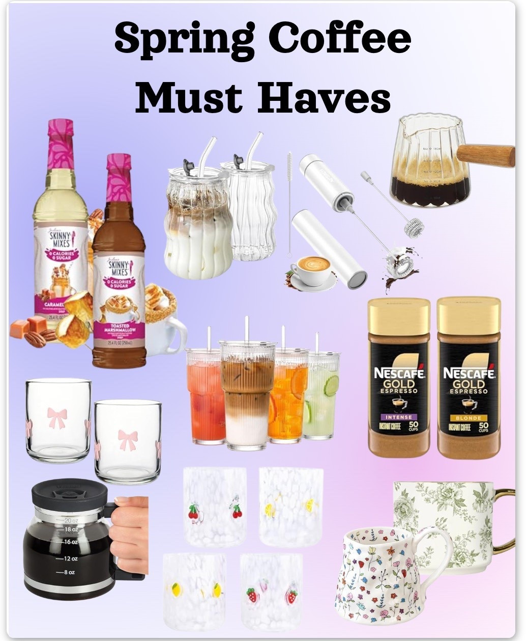 Spring coffee must haves!

#LTKmorningroutine #LTKfoodie #LTKSaleAlert