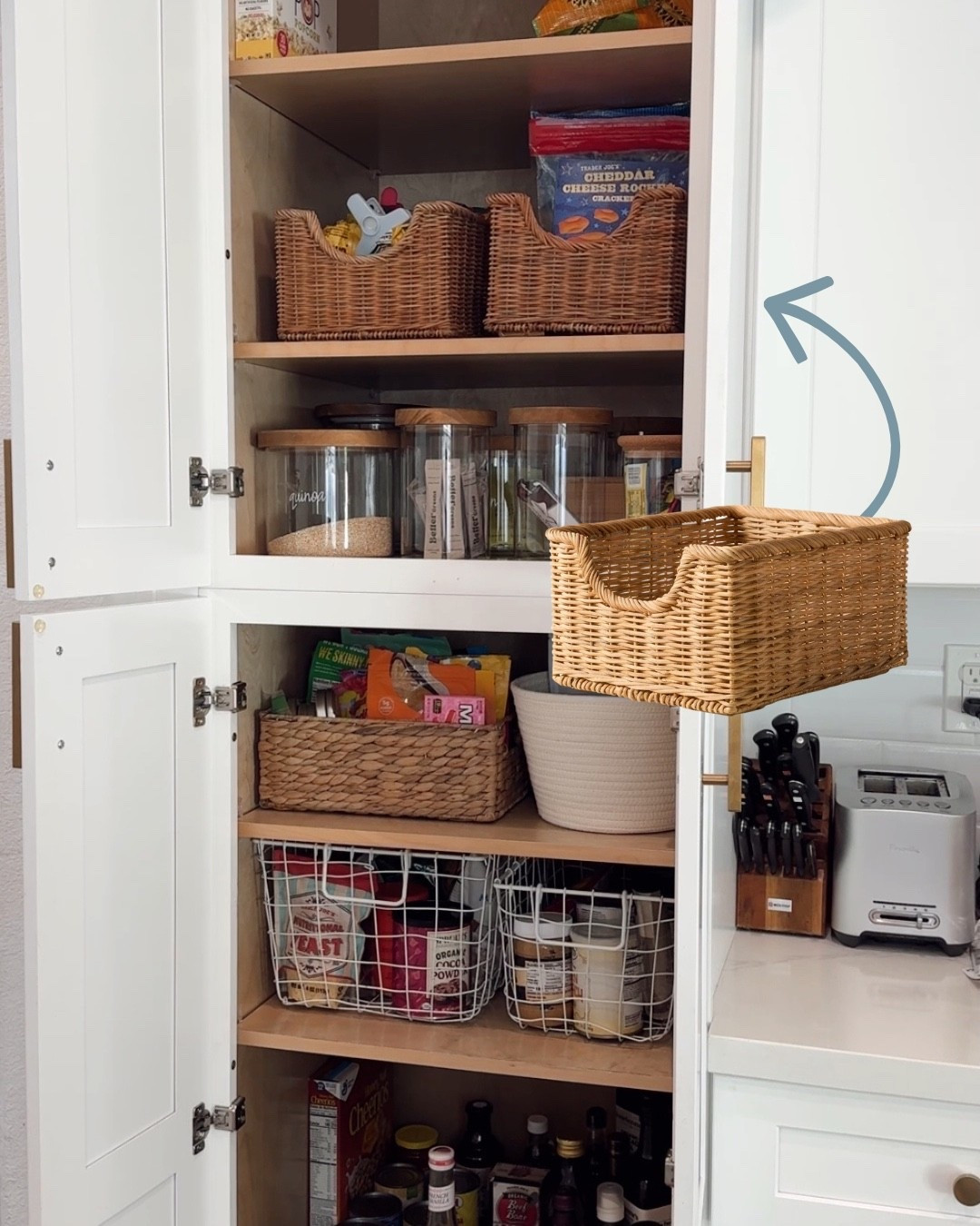 Pantry organization, pantry baskets

#LTKHome #LTKmomlife #LTKfoodie