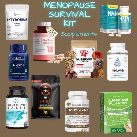 Menopause Survival Kit… Supplements 