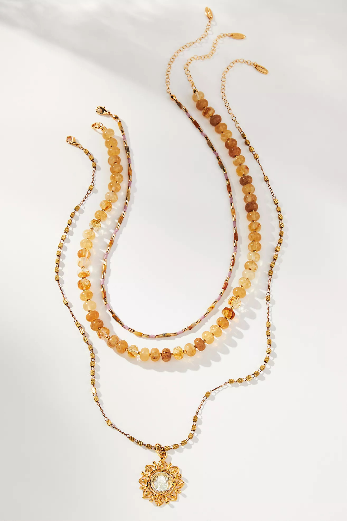 Shades of Sea Triple-Layer Necklace | Anthropologie (US)