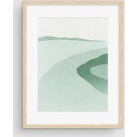 Sage Green Landscape Art Print Scandinavian Minimalist Decor | Etsy (US)