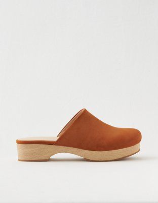 Aerie Suede Clogs | Aerie