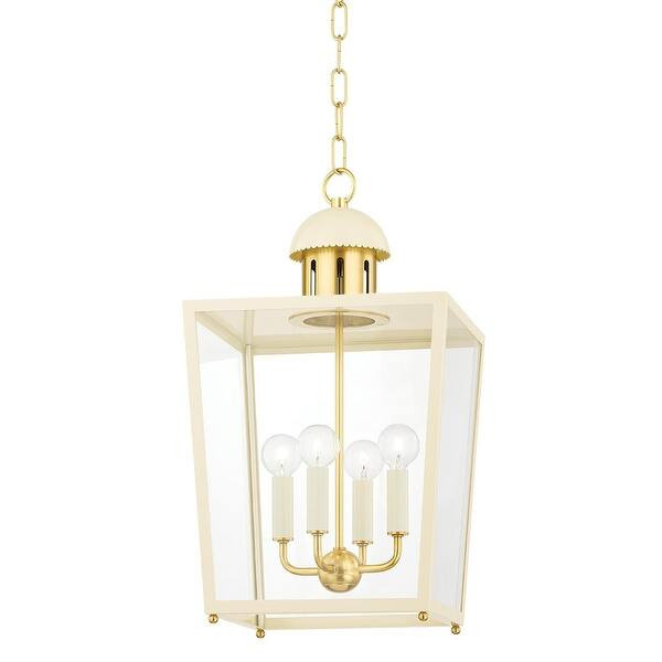 Mitzi June 4 Light Lantern - Overstock - 37177782 | Bed Bath & Beyond