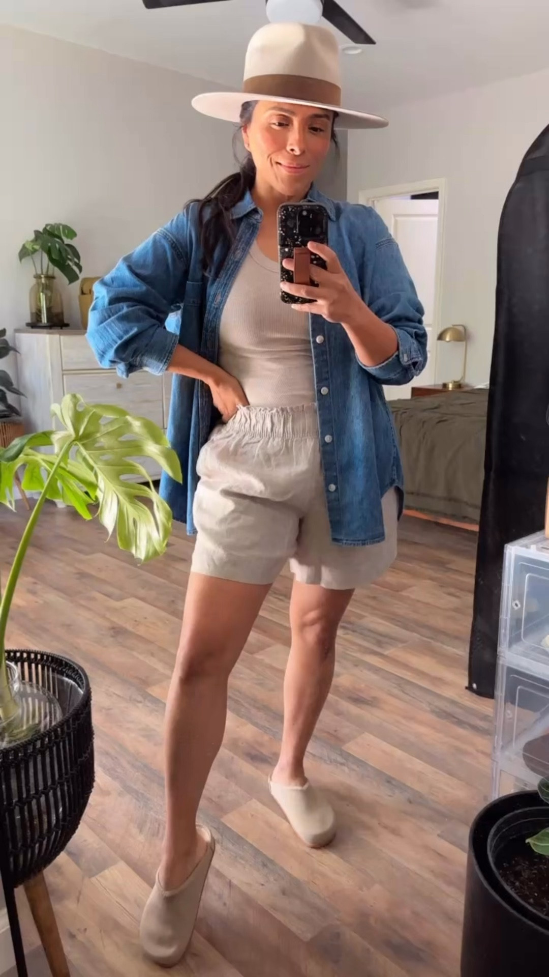 Favorite summer outfit :) 



Clogs @rothys 
Denim shirt @Aritzia 
Linen shorts @Quince 

#LTKootd #LTKMothersDay #LTKMidsize