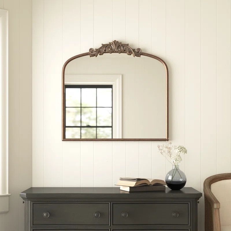 Emmeline Iron Flat Wall Mirror | Wayfair North America