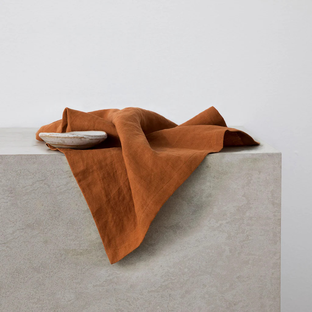 Linen Table Napkins - Cedar | Cultiver