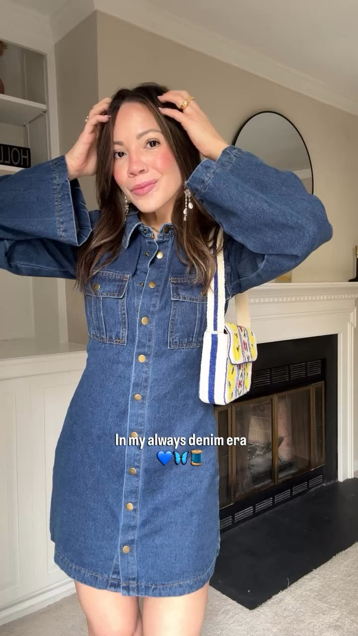 If you know me, you know I’m always in my denim era 💙When I don’t know what to wear… the answer is always denim.

This dress from @lulus is THAT easy spring staple! Comment “shop” for the link. 

#lulusambassador #lovelulus #beadedpurse #fashionideas #denimdress denim look, denim dress, spring outfit inspo, lulus dress, casual chic outfit, canadian tuxedo, everyday style, effortless outfits, spring fashion, outfit idea,

#LTKgrwm #LTKootd #LTKFestival