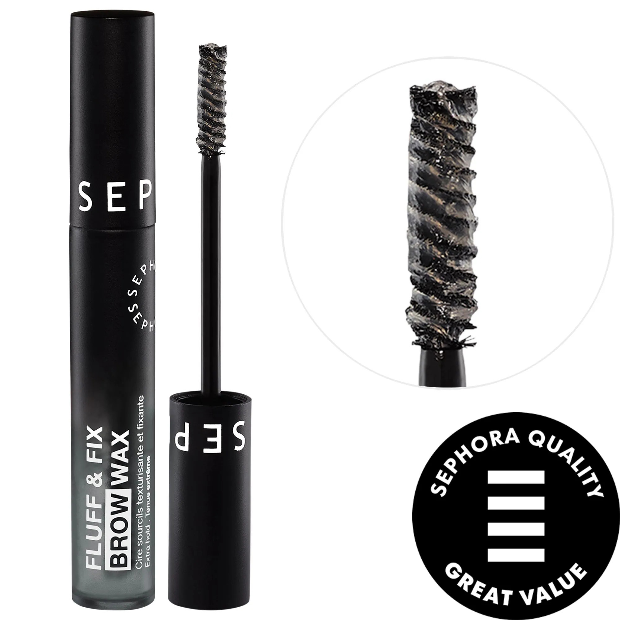 SEPHORA COLLECTION Fluff & Fix 12HR Brow Wax for Lamination Effect Clear 0.2 oz / 6 g | Sephora (US)
