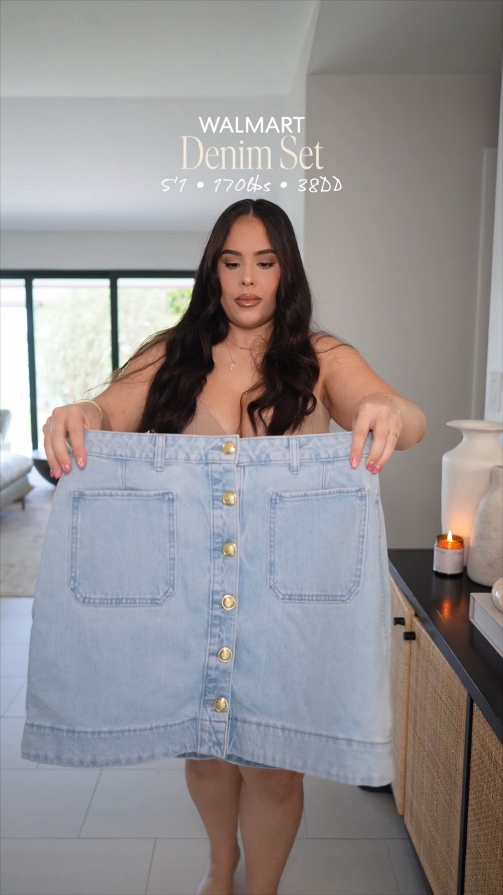 The cutest denim set for spring! Wearing size L

#LTKgrwm #LTKMidsize #LTKootd