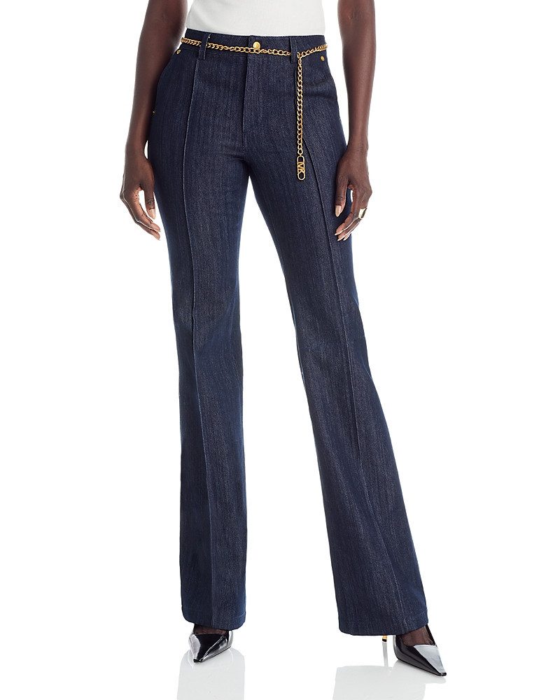 Michael Kors High Rise Bootcut Jeans in Indigo Rinse | Bloomingdale's (US)