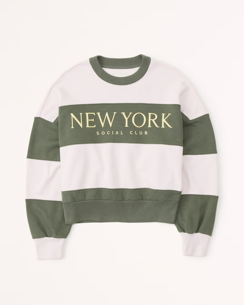 Women's Destination Sunday Crew | Women's Tops | Abercrombie.com | Abercrombie & Fitch (US)