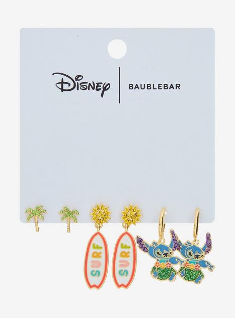 Baublebar Disney Lilo & Stitch Surf Stitch Earring Set - BoxLunch Exclusive | BoxLunch