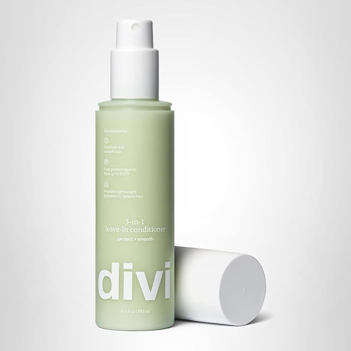 Divi 3-in-1 Leave-In Conditioner Spray - Detangler & Heat Protectant for Frizz Control & Shine, L... | Amazon (US)