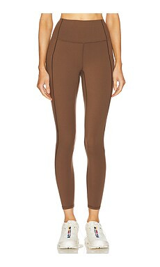 Varley Shape High Pocket Legging in Carob from Revolve.com | Revolve Clothing (Global)