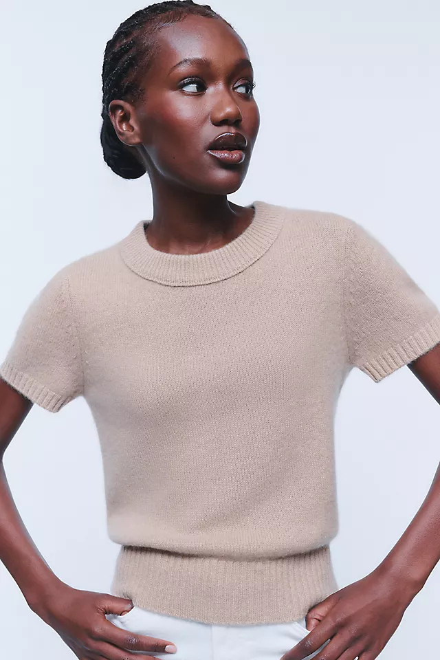 Mercer Cashmere Short Sleeve Sweater | Anthropologie (US)
