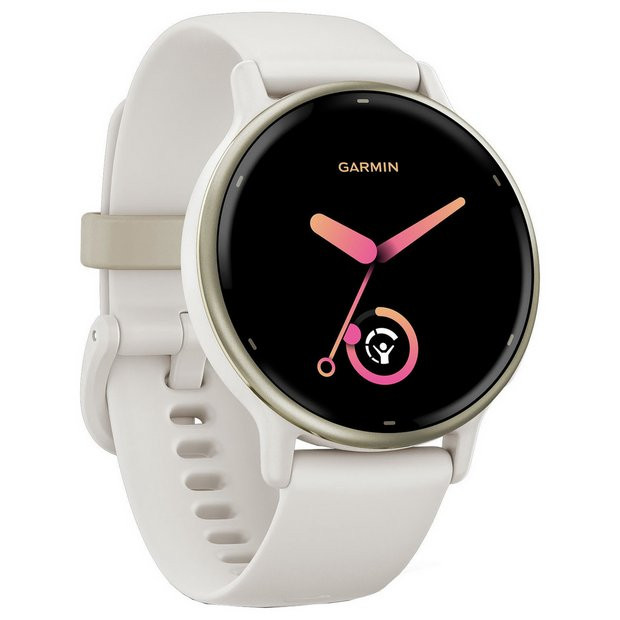Buy Garmin Vivoactive 5 Smart Watch - Ivory Cream Gold | Fitness and activity trackers | Argos | argos.co.uk