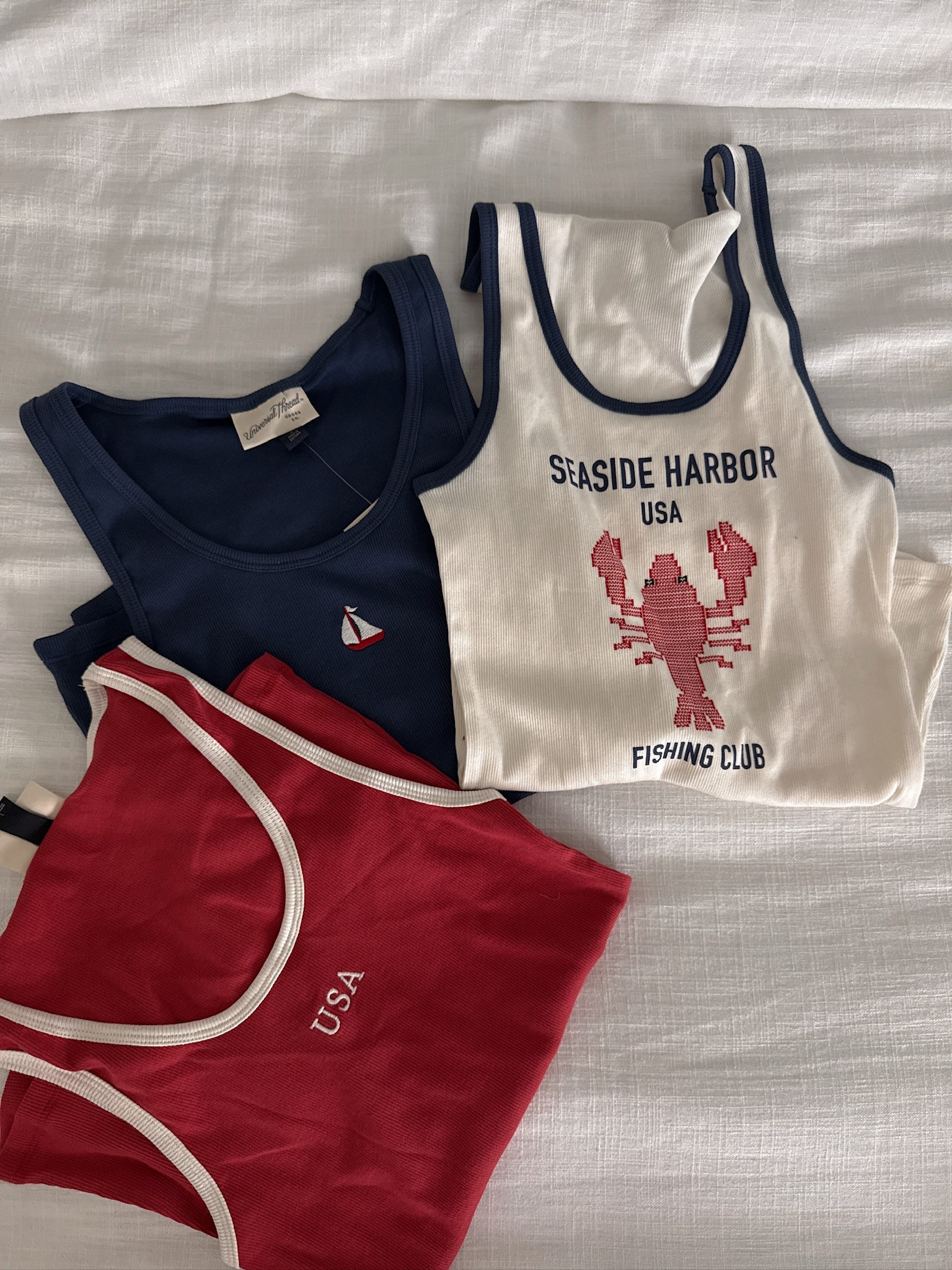 Cutie tanks from @Target  for your Americana Summer fits. 

Grabbed them in Small

Americana summer, Target style, red white and blue outfit, 4th of July outfit, summer fashion, patriotic style, OOTD, summer outfit inspo, flag cardigan, Target finds, affordable summer style, holiday weekend look

#LTKootd #LTKSeasonal