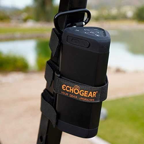 ECHOGEAR Portable Speaker Mount with Carabiner for Boats, Bikes & Golf Carts - Adjustable Strap Secu | Amazon (US)