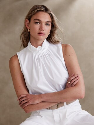 Mock-Neck Top | Banana Republic Factory