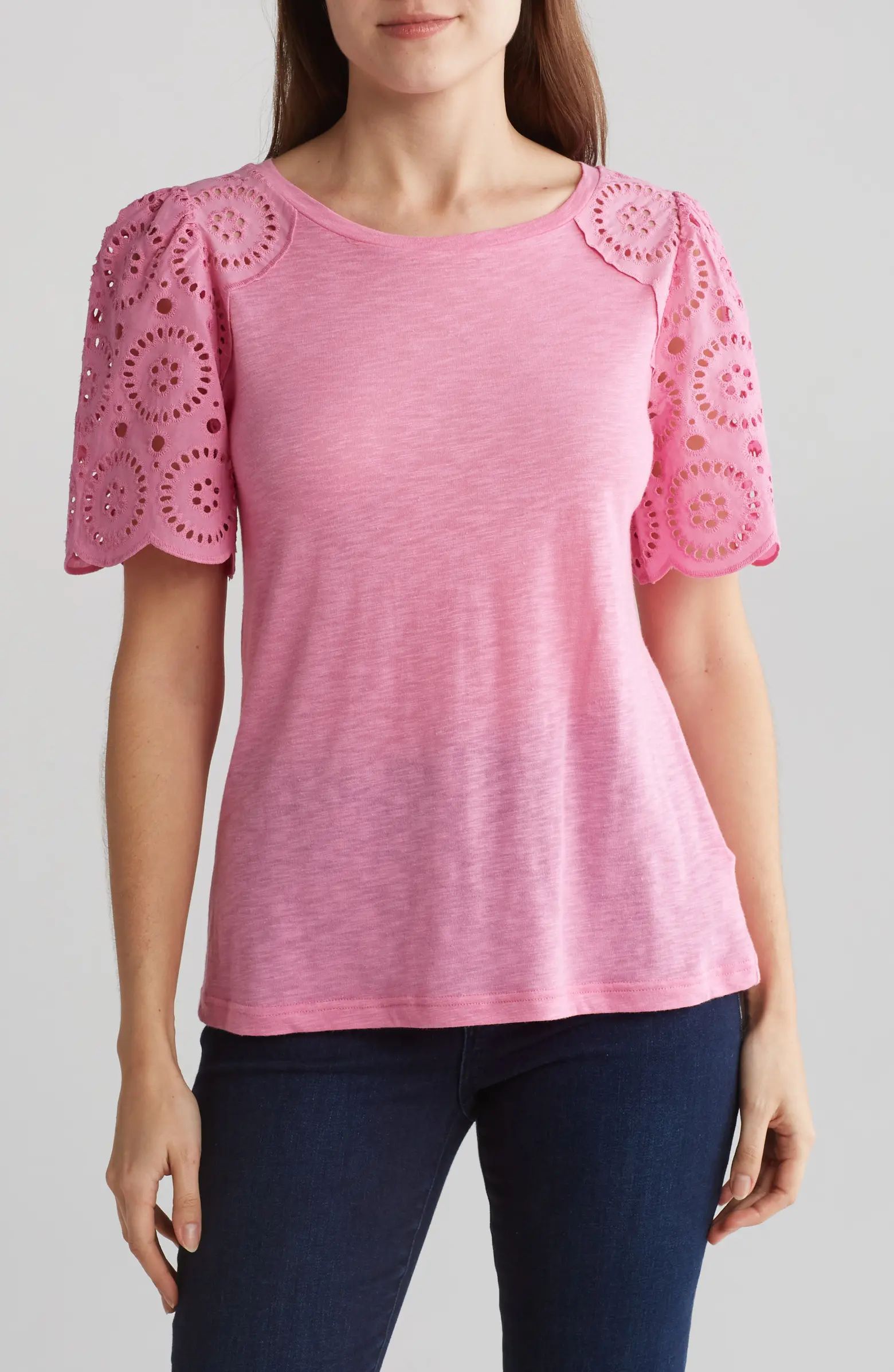 Eyelet Embroidered Top | Nordstrom Rack