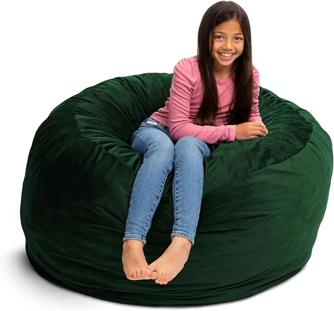 ULTIMATE SACK 4ft Bean Bag Chair, Oversize Bean Bag Chair for Adults, Comfy Chair Bean Bag Couch ... | Amazon (US)